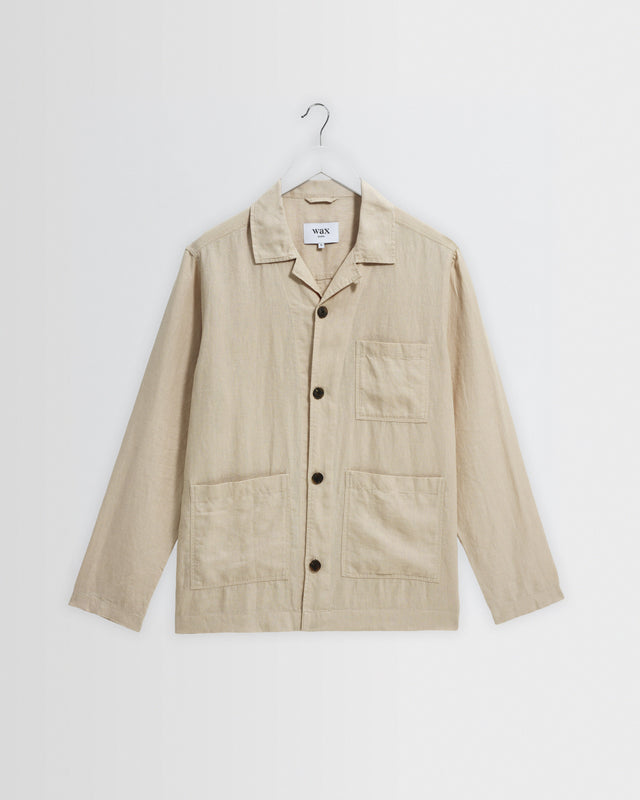 Kimpton - Beige Washed Linen Jacket