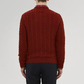 Harissa Crew Neck Cable Knit Cashmere Jumper