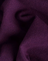 Dark Purple V Neck Cashmere Sweater