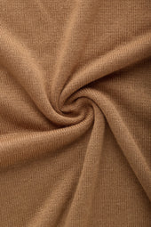 Bamboo Cashmere Knitted Short Sleeve Polo Camel