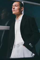 Wool Laureate Jacket in Black
