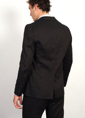 Kristian Two Button Blazer Coffee Melange