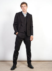 Kristian Two Button Blazer Coffee Melange
