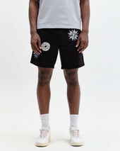 Kurt Round Applique Cotton Shorts