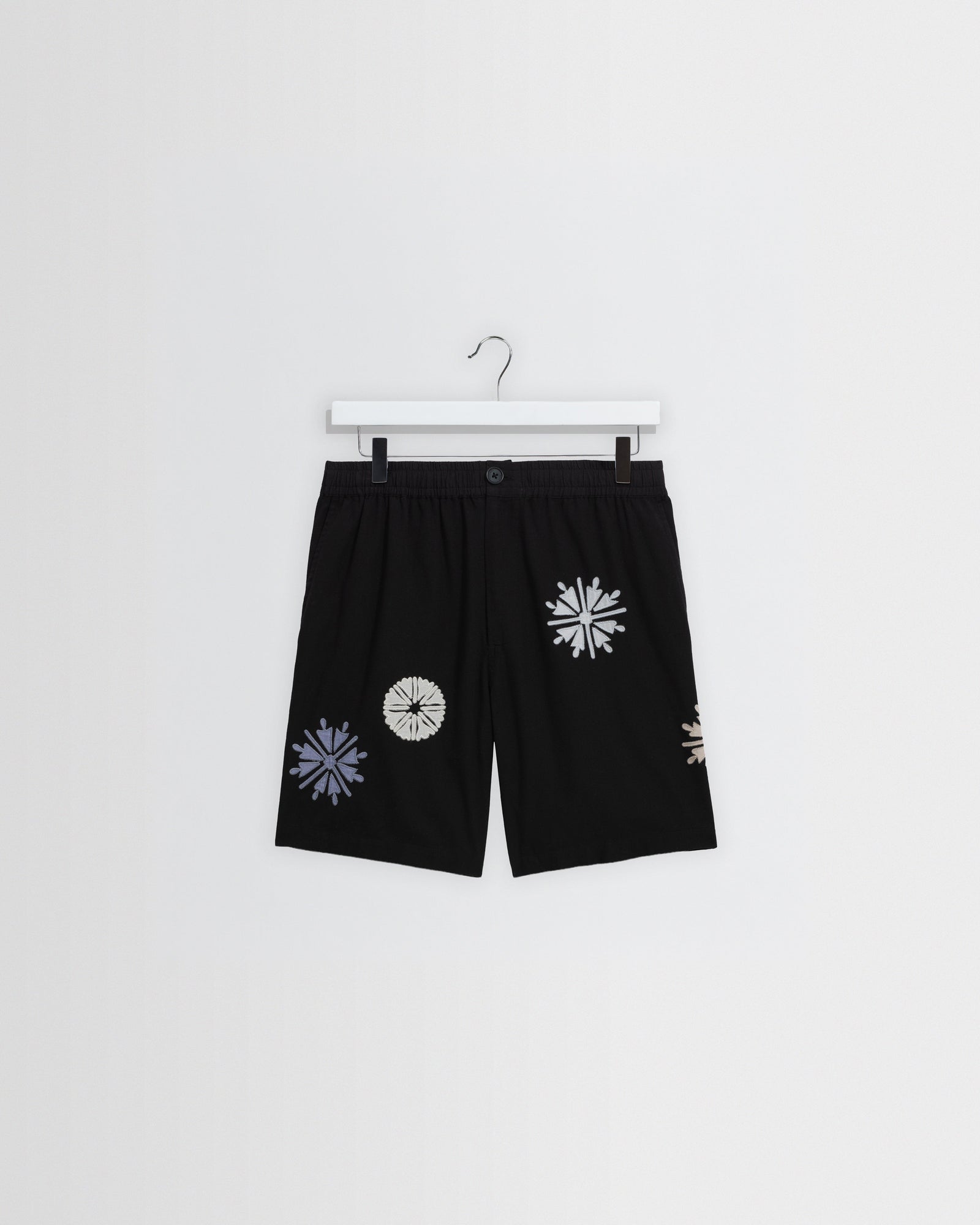 Kurt Round Applique Cotton Shorts