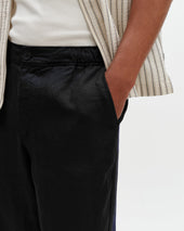 Kurt Washed Linen Relaxed Fit Trousers