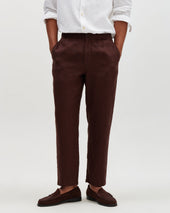 Kurt Washed Linen Relaxed Fit Trousers