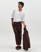 Kurt Washed Linen Relaxed Fit Trousers