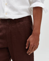 Kurt Washed Linen Relaxed Fit Trousers