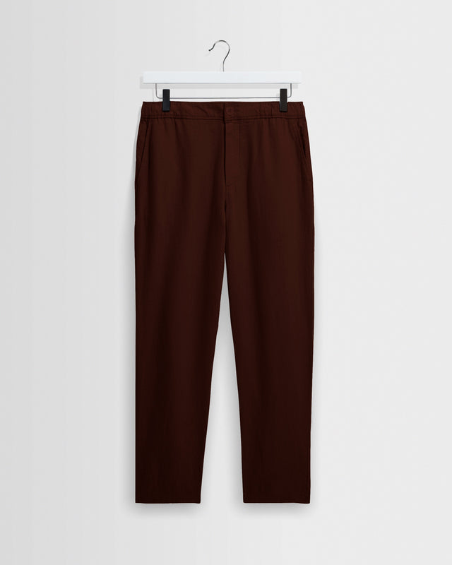 Kurt Washed Linen Relaxed Fit Trousers
