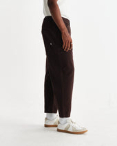 Kurt Dark Brown Organic Cotton Trousers