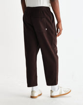 Kurt Dark Brown Organic Cotton Trousers