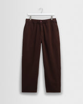 Kurt - Dark Brown Organic Cotton Trousers