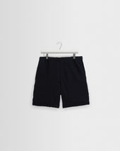 Kurt - Dark Navy Jumbo Seersucker Shorts