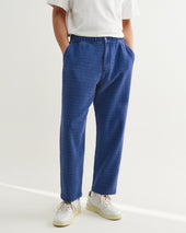 Kurt Textured Organic Dobby Cotton Relaxed Fit Trousers