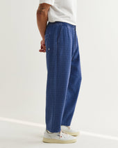 Kurt Textured Organic Dobby Cotton Relaxed Fit Trousers