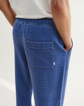 Kurt Textured Organic Dobby Cotton Relaxed Fit Trousers