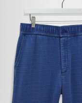 Kurt Textured Organic Dobby Cotton Relaxed Fit Trousers