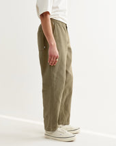 Kurt Crinkle Cotton Linen Relaxed Fit Trousers