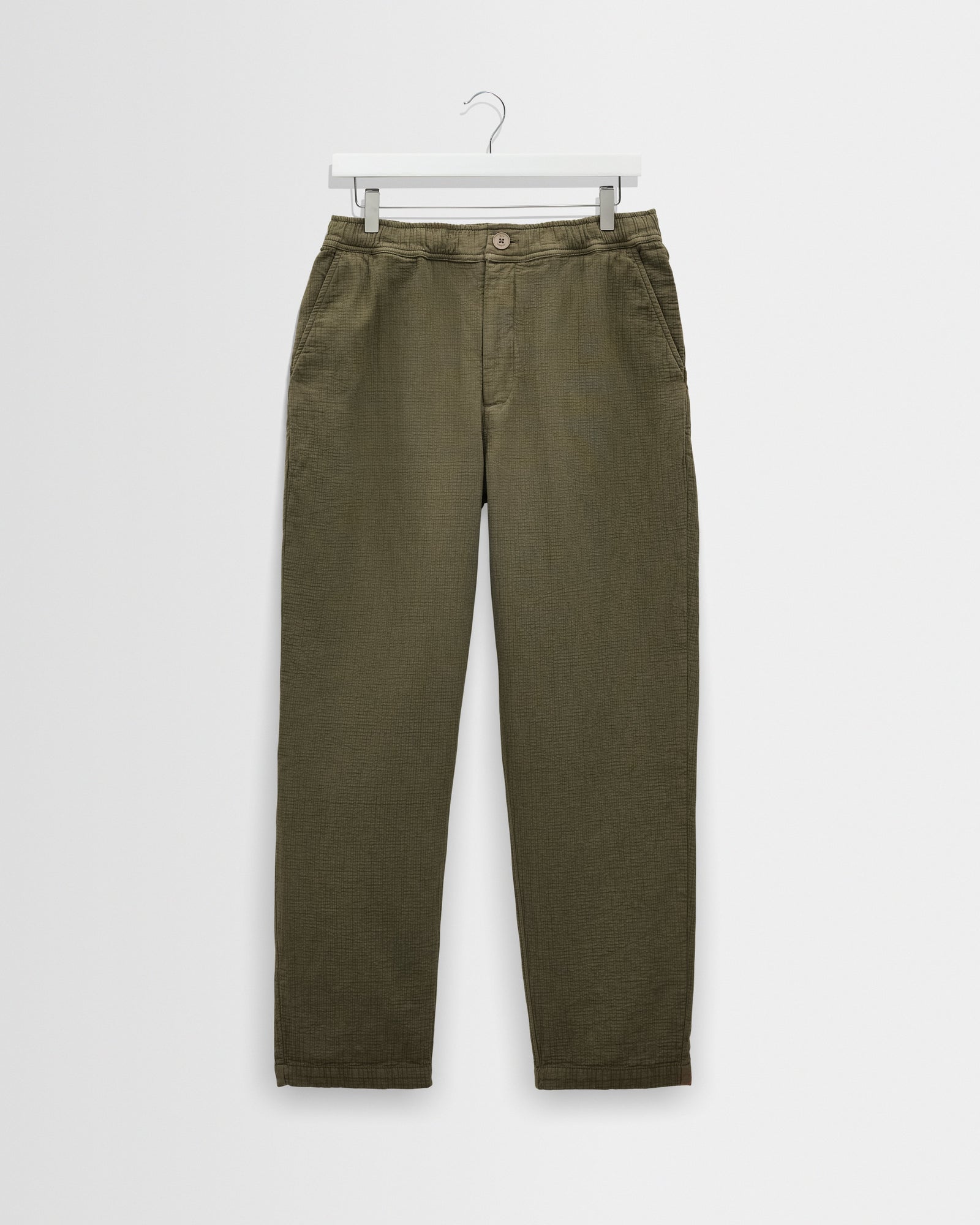 Kurt Crinkle Cotton Linen Relaxed Fit Trousers