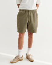 Kurt Crinkle Cotton Linen Shorts