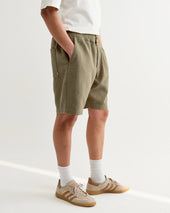 Kurt Crinkle Cotton Linen Shorts