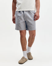 Kurt Light Herringbone Cotton Shorts