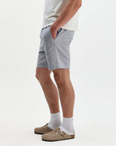 Kurt Light Herringbone Cotton Shorts