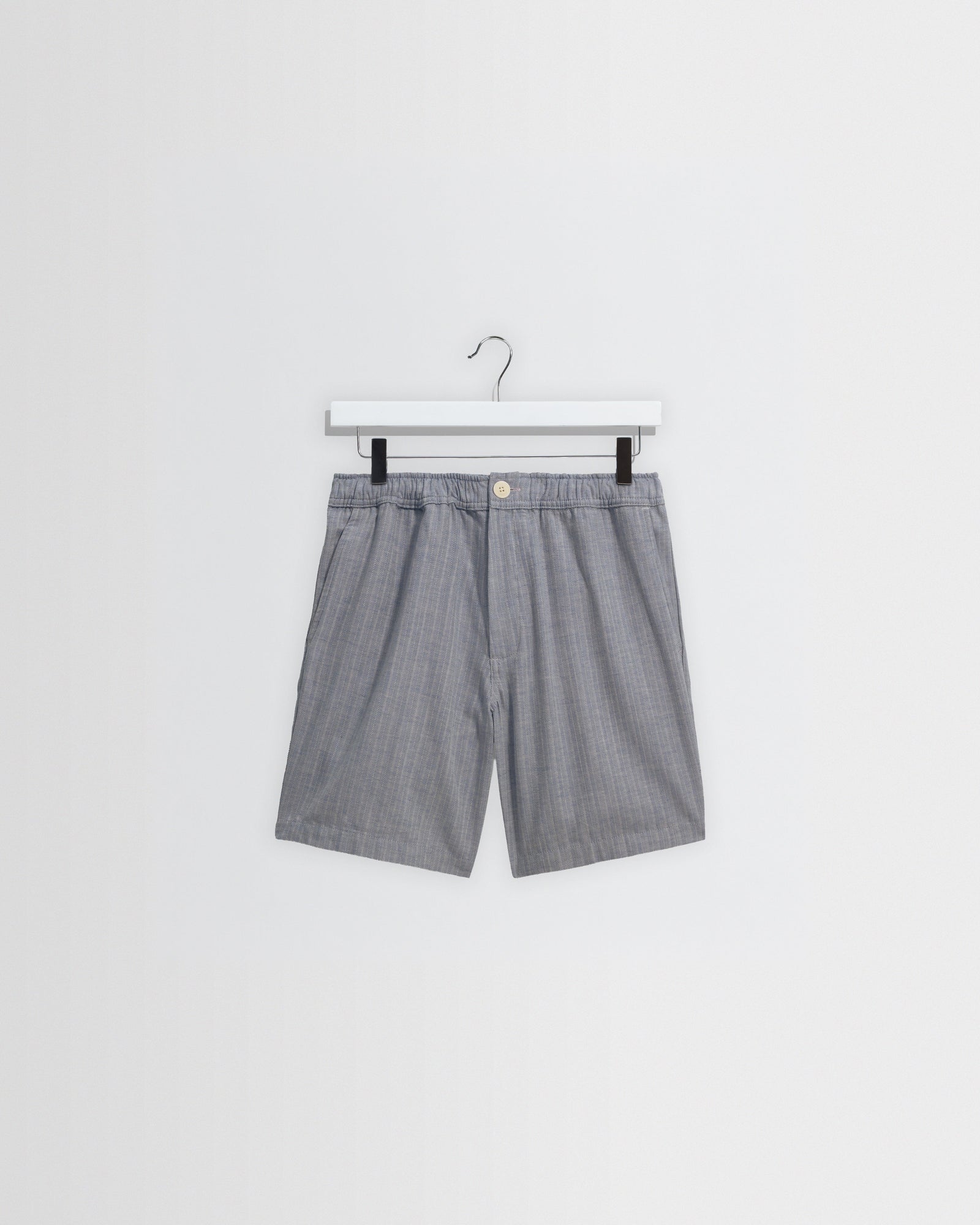 Kurt Light Herringbone Cotton Shorts