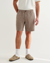 Kurt Natural Chalk Stripe Shorts