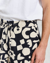 Kurt And Ecru Spin Jacquard Trousers