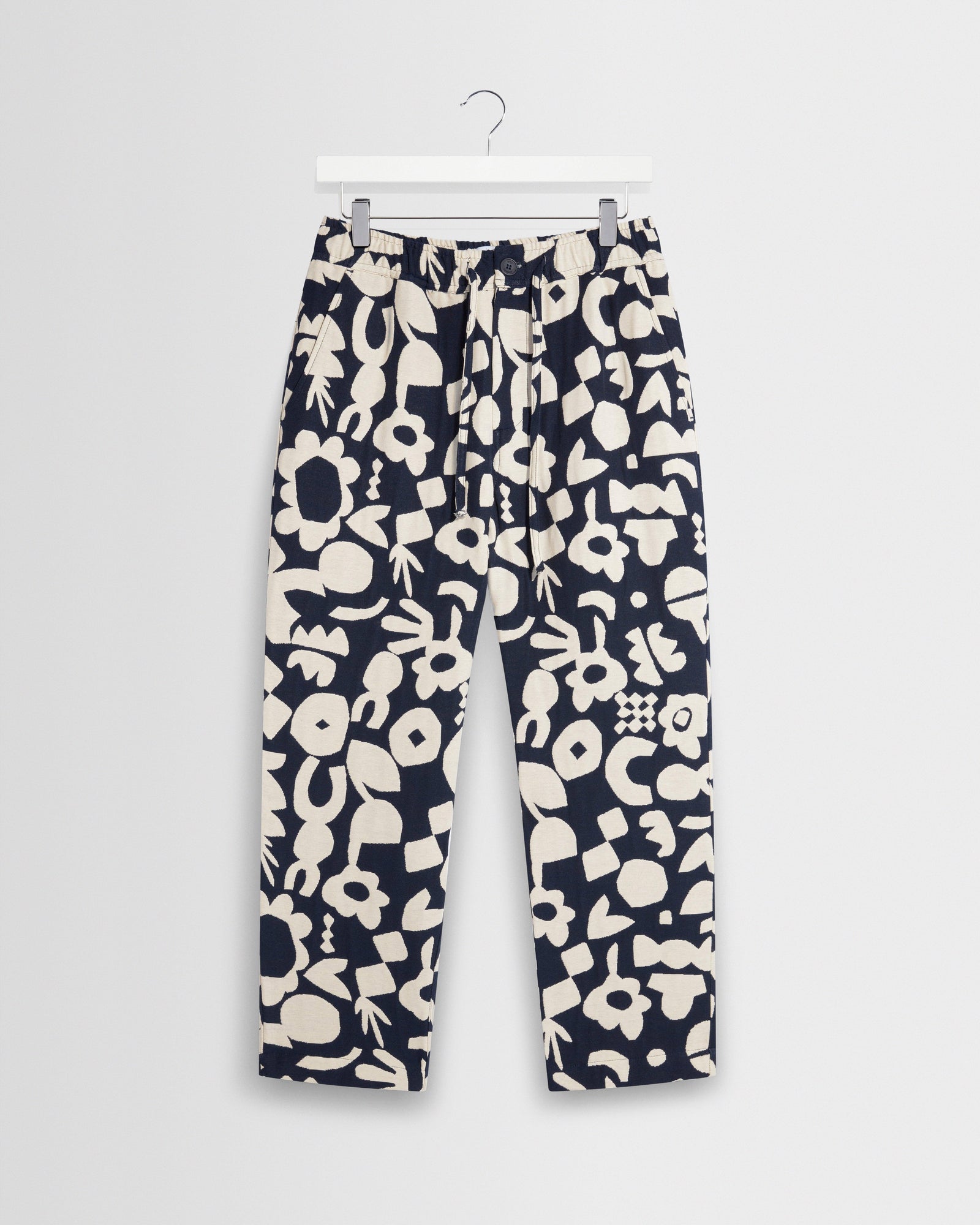 Kurt And Ecru Spin Jacquard Trousers