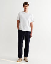 Kurt Crinkle Cotton Linen Relaxed Fit Trousers