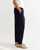 Kurt Crinkle Cotton Linen Relaxed Fit Trousers