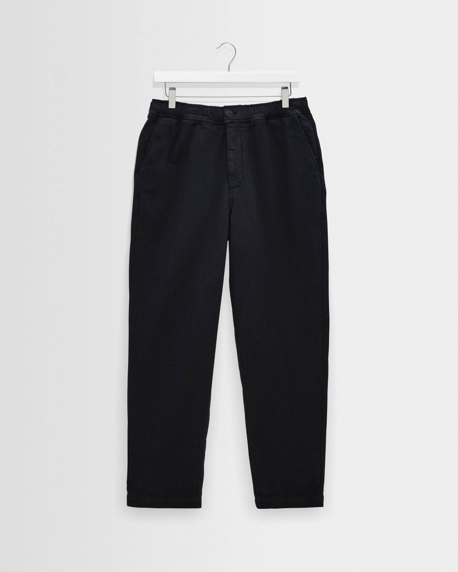 Kurt Crinkle Cotton Linen Relaxed Fit Trousers