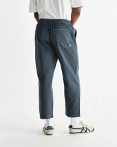 Kurt Petrol Blue Organic Cotton Trousers