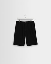 Kyle - Black Organic Cotton Twill Shorts