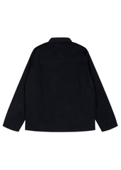 Hatton Cotton Overshirt in Dark Navy