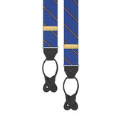 Lincoln's Inn Stripe Blue Silk Braces