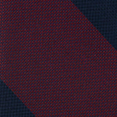 Japanese Grenadine Silk Tie Burgundy Hand Rolled