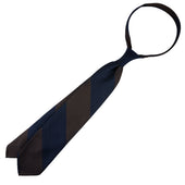 Japanese Grenadine Silk Tie Brown Hand Rolled