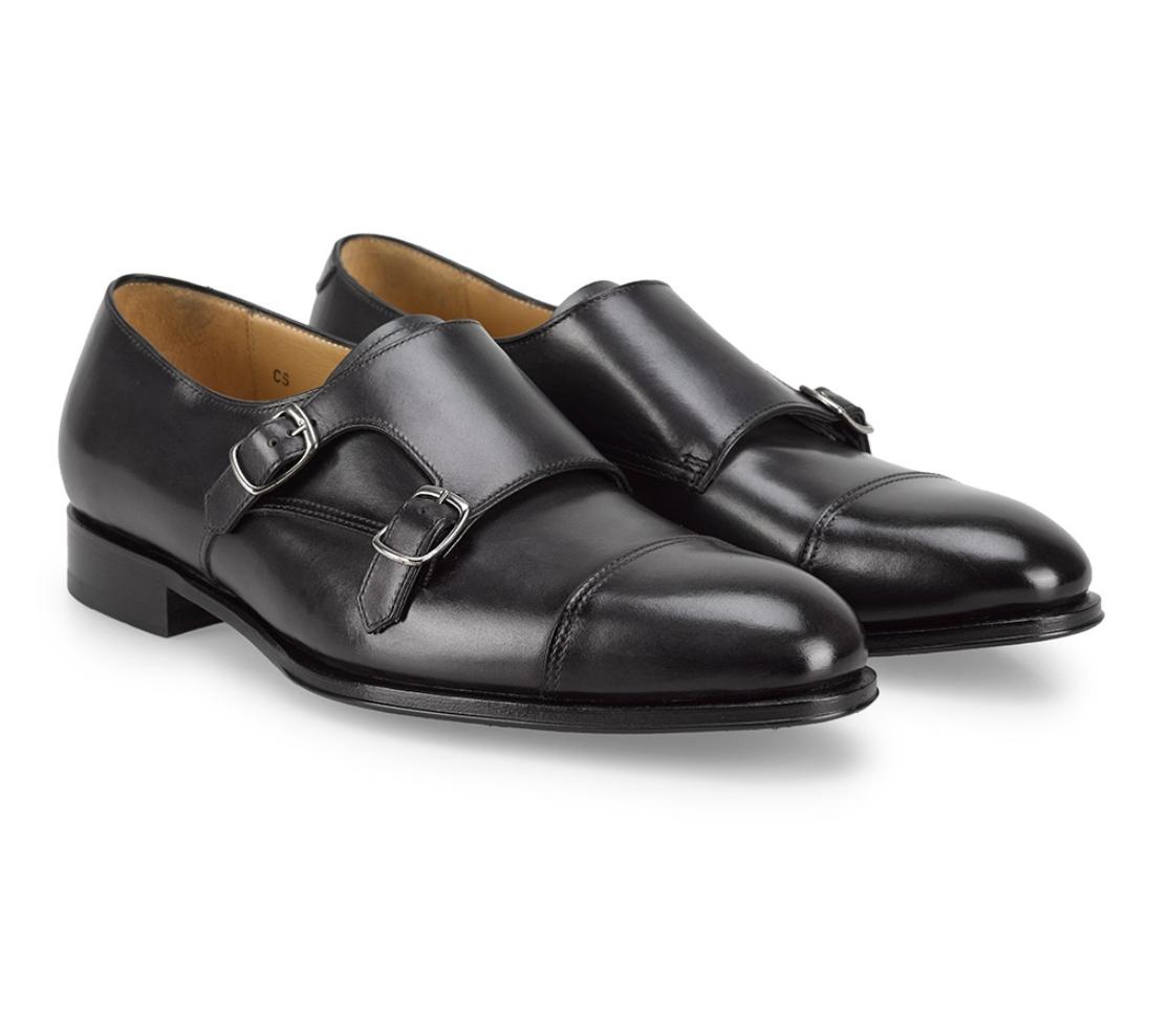 Landon Double Buckle Shoes Carlos Santos Shoes