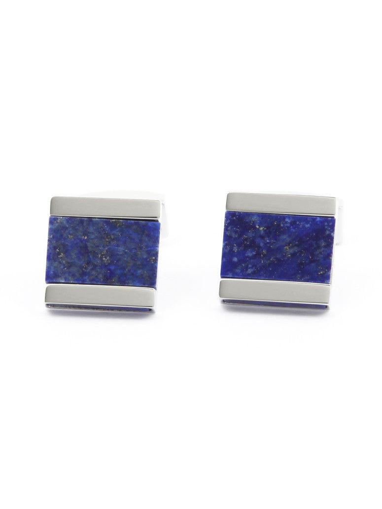 Lapis Lazuli Squared Cufflinks Minkebe