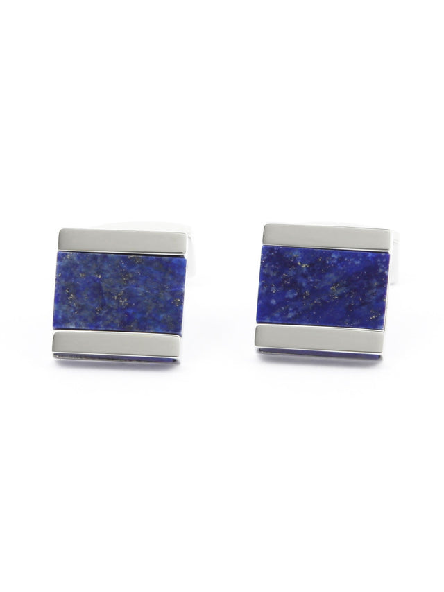 Lapis lazuli squared cufflinks Minkebe