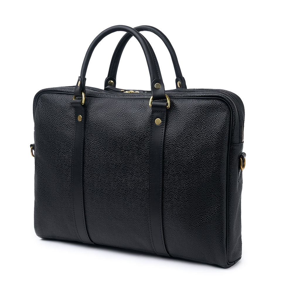 Laptop Bag In Grain Leather