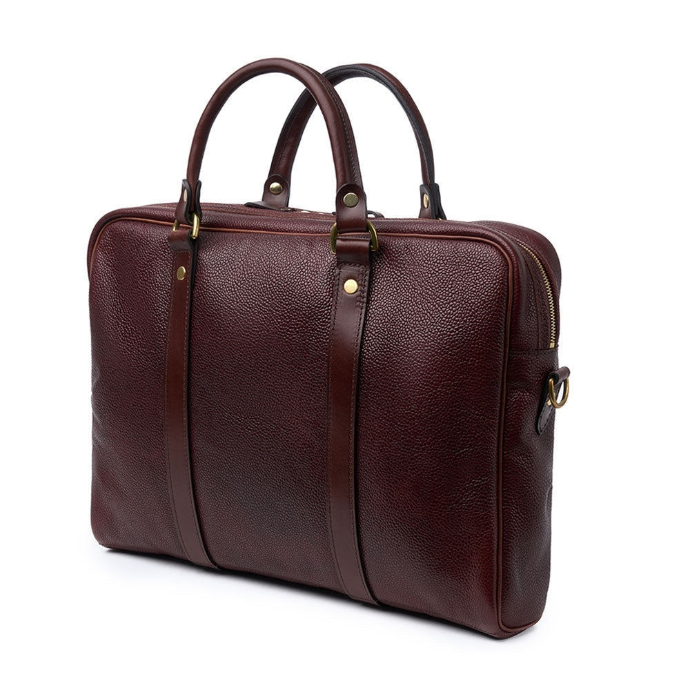 Laptop Bag In Grain Leather