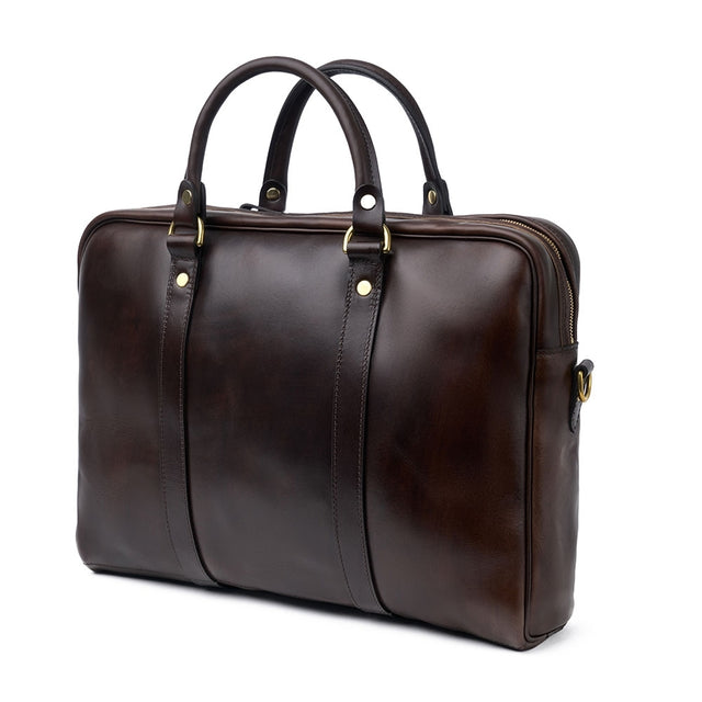 Laptop Bag in Chicago Tan Chromexcel Leather