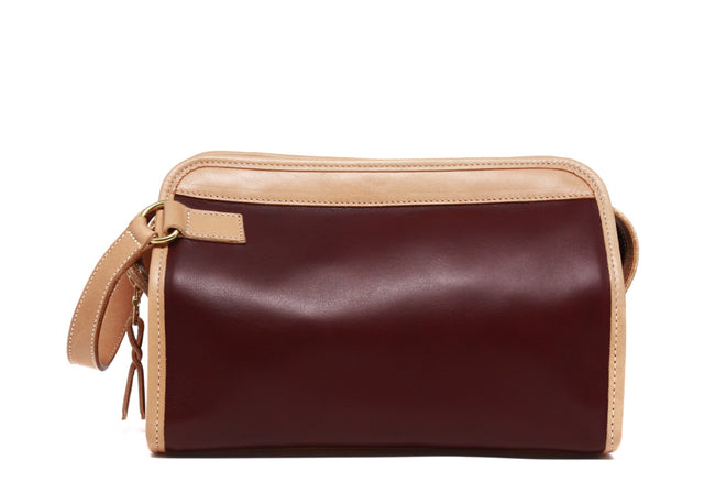 Large Travel Kit - Olive/Burgundy/Natural