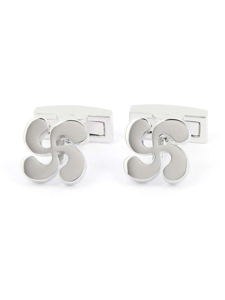 Lauburu Cufflinks Euskal Herria