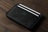 Lean Card Case . Black Raw